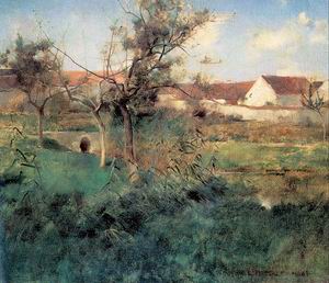 Landscape in Grez 1884