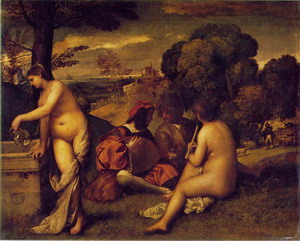 Pastoral Scene (Fete Champetre) 1508