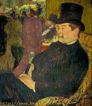 Portrait of Monsieur Delaporte at the Jardin de Paris, 1893