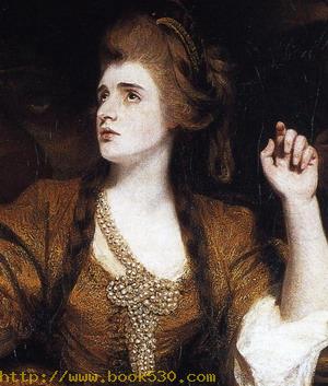 Sarah Siddon as the Tragic Muse. Detail. 1783-84