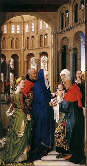 St Columba Altarpiece (right wing) c. 1455