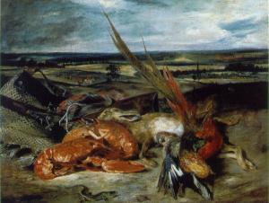 Still Life with Lobsters 1826-27