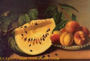 Still Life with Watermelon and Peaches 1828