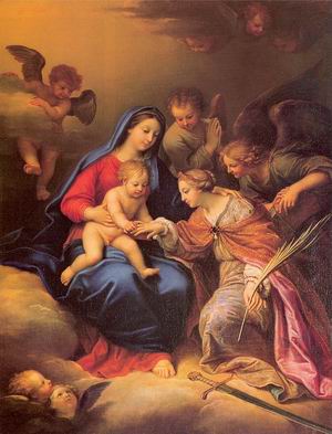The Mystical Marriage of Saint Catherine 1669