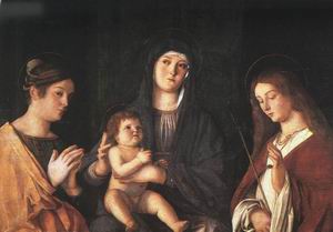 The Virgin and Child with Two Saints 1490