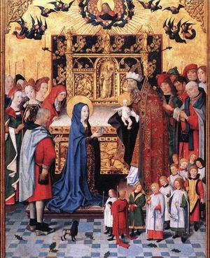 Altarpiece of the Seven Joys of Mary(centre) c. 1480