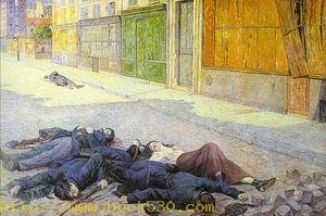 A Paris Street in May 1871 (The Commune) 1903-1905