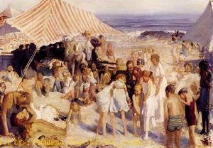 Beach at Coney Island 1908-10
