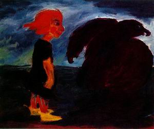 Child and Large Bird 1912