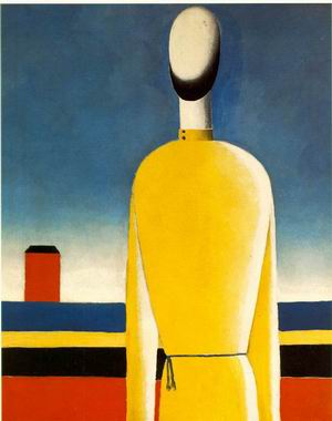 Complex Presentiment, Half-Figure in a Yellow Shirt 1928-32