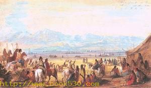 Encampment on Green River 1837