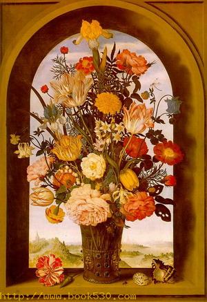 Flower Vase in a Window Niche, 1620
