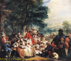 Halt During the Hunt 1737