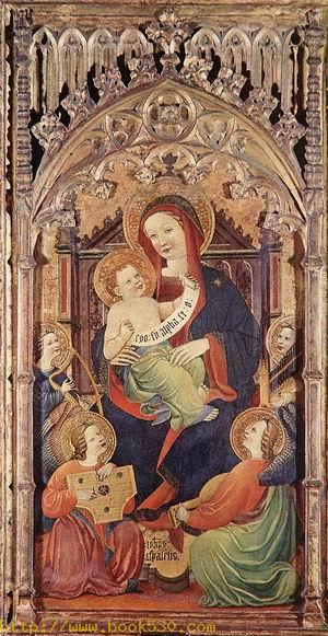 Madonna with Christ Child and Angels Playing Music 1400-50