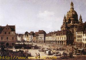 New Market Square in Dresden 1750