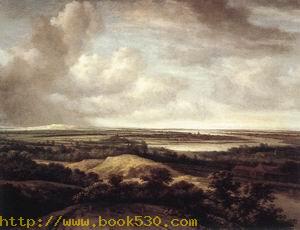 Panorama View of Dunes and a River 1664