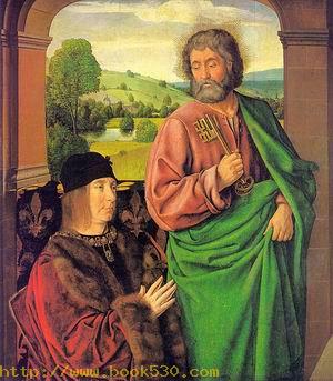 Pierre II, Duke of Bourbon, Presented by St. Peter 1492-93