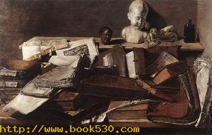Still-Life with Books c. 1628