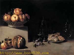 Still-Life with Fruit and Glassware 1626