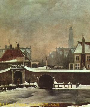 The Raampoortje Gate at Amsterdam, 1809