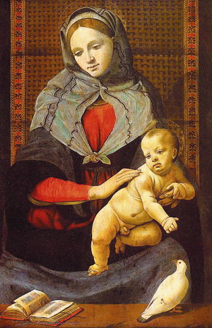 The Virgin &amp; Child with a Dove