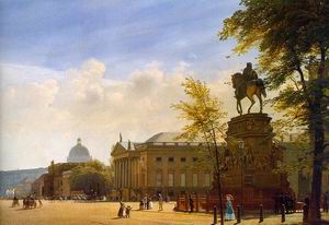 Unter den Linden, Berlin detail 1853