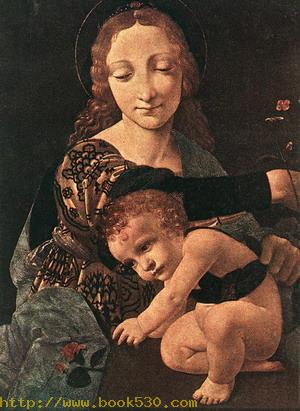 Virgin and Child with a Flower Vase (detail)