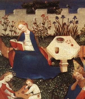 The Garden of Eden (detail) c. 1410