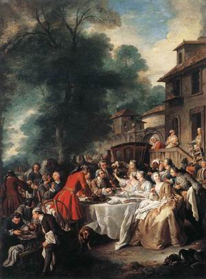A Hunting Meal 1737