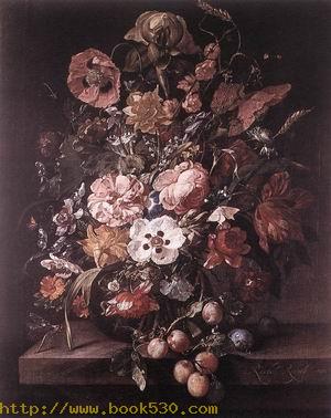 Bouquet in a Glass Vase 1703