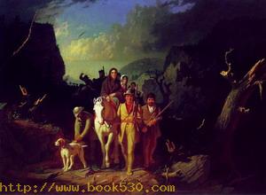 Daniel Boone Escorting Settlers Through the Cumberland Gap 1851-52
