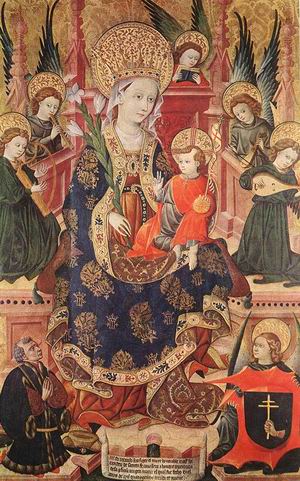 Madonna with Angels Playing Music and Donor 1439