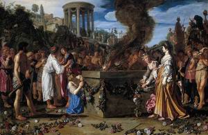 Orestes and Pylades Disputing at the Altar 1614