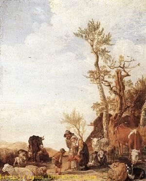 Peasant Family with Animals 1646