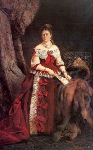 Portrait of Countess Vera Zubova 1877