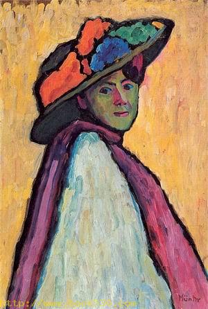 Portrait of Marianne von Werefkin 1909