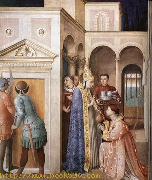 St Lawrence Receives the Treasures of the Church 1447-50