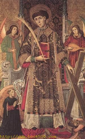 St Vincent and a Donor 1450-1500