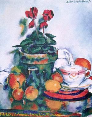 Still Life wit Cyclamen and Fruit 1920