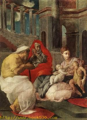 The Holy Family with Sts Elisabeth and John the Baptist 1541-43