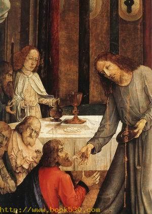 The Institution of the Eucharist detail) 1473-75