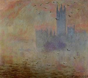 Houses of Parliament Seagulls 1899-1900