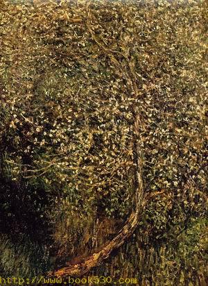 Apple Trees in Blossom by the Water 1880