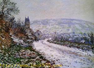 Entering the Village of Vetheuil in Winter 1879