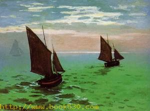 Fishing Boats at Sea 1868-1869