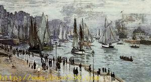 Fishing Boats Leaving the Port of Le Havre 1874