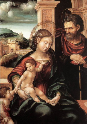 Holy Family with the Child St John c. 1525