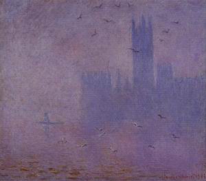 Houses of Parliament Seagulls 1900-1901