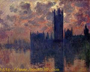 Houses of Parliament Sunset (detail) 1900-1901