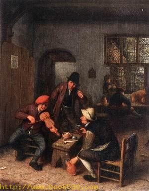 Interior of a Tavern with Violin Player